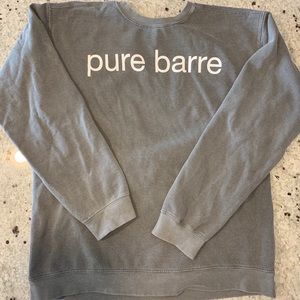 Oversized Pure Barre sweatshirt